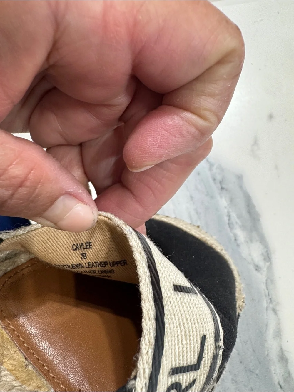 Laurent Ralph Lauren Black Canvas LRL Espadrille Flats